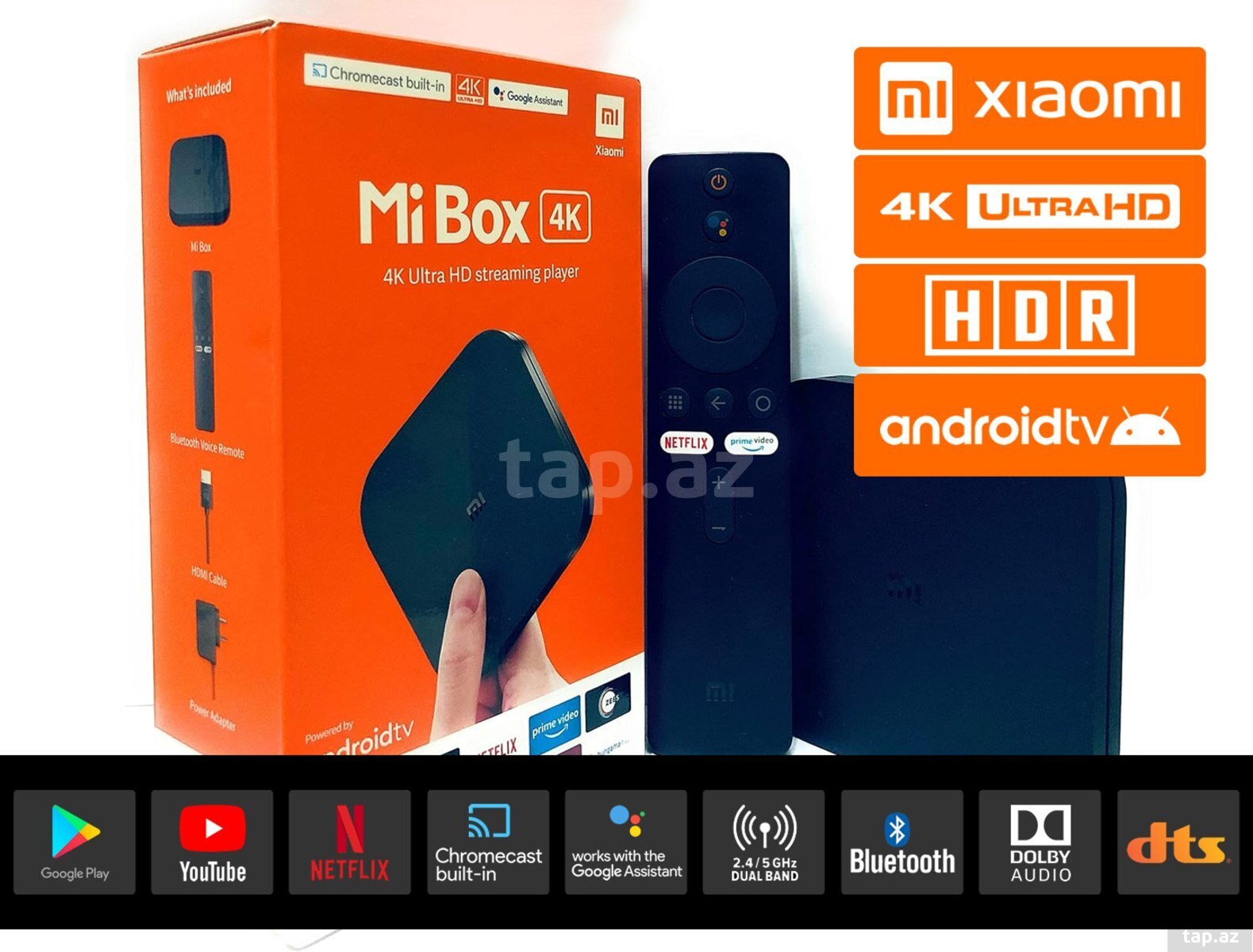Xiaomi Mi Box S 4K HDR Android TV (MDZ-22-AG)