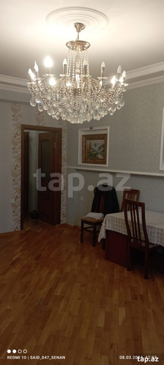 3-otaqlı yeni tikili kirayə verilir, Yasamal r., 90 m²