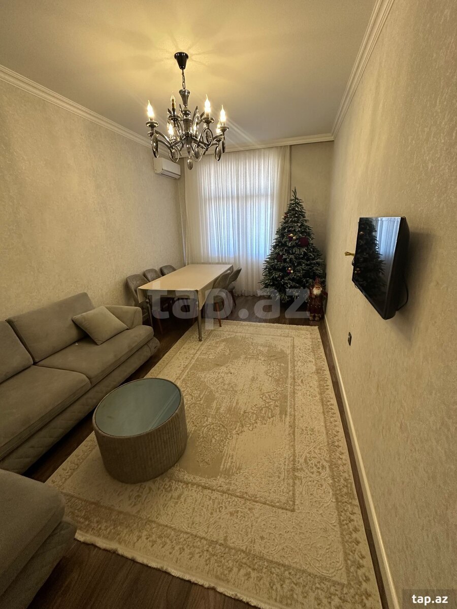 2-otaqlı yeni tikili, Yasamal r., 80 m²