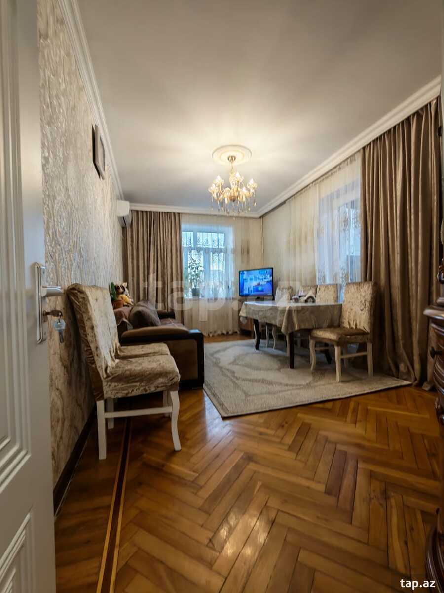 3-otaqlı mənzil, Məzahir Rüstəmov küç., 60 m²