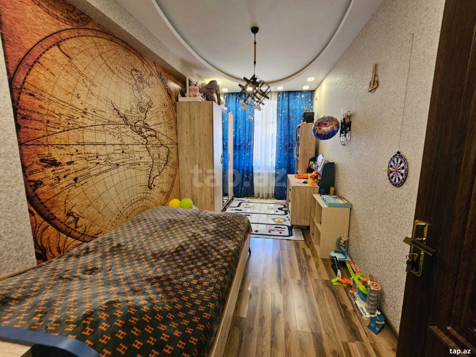 3-otaqlı yeni tikili, İnşaatçılar m., 75 m²