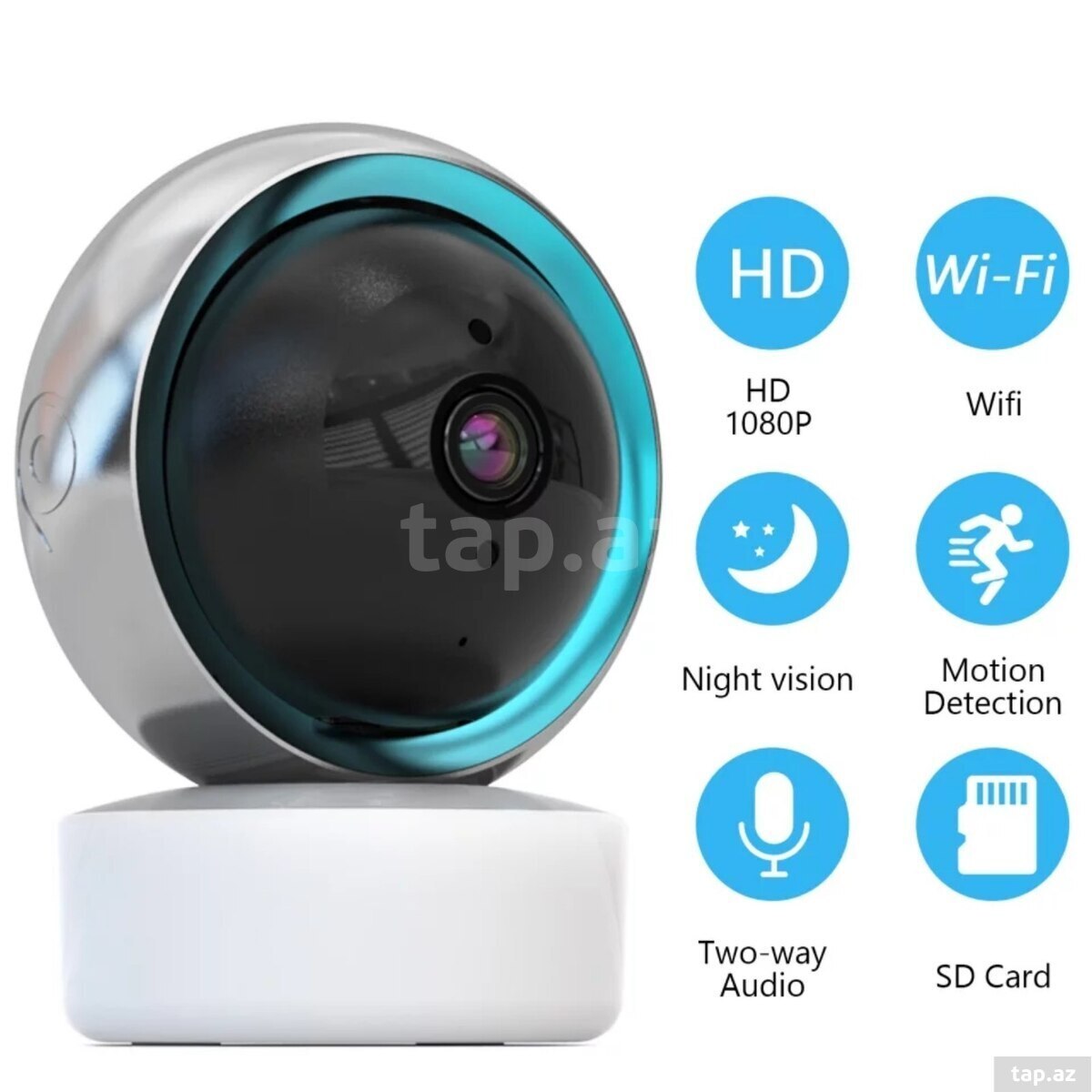 Daxili Wifi simsiz ptz360° kamera 3mp/2k