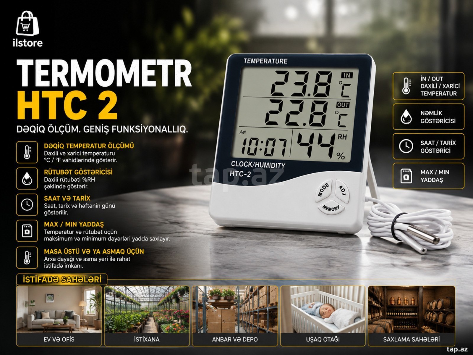 Termometr HTC 2