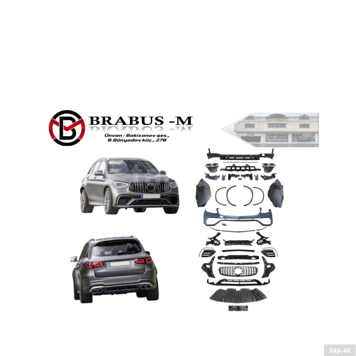 "Mercedes W253 GLC 6.3 AMG" body kit