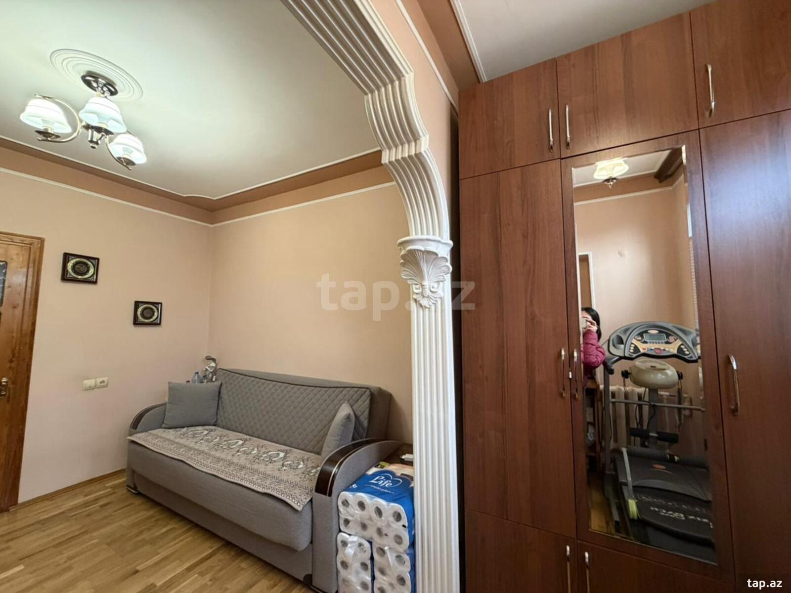 3-otaqlı mənzil, Həzi Aslanov m., 80 m²
