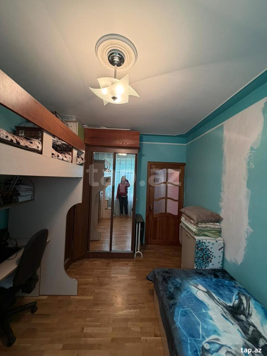 3-otaqlı mənzil, Həzi Aslanov m., 80 m²