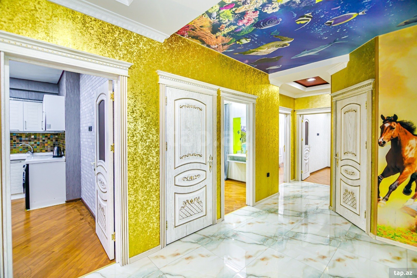 4-room apartment for rent, Khatai, Baku