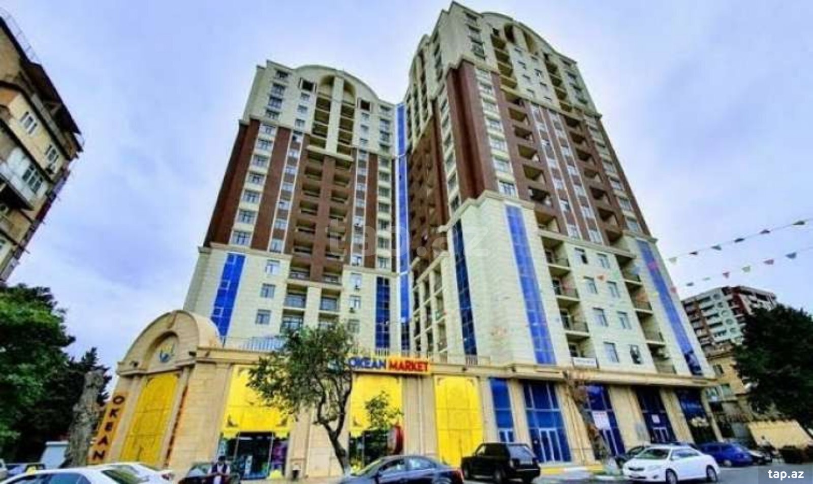 3-otaqlı yeni tikili, Nərimanov m., 101 m²