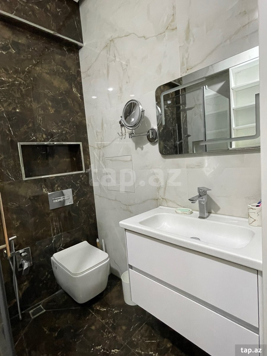 2-otaqlı yeni tikili kirayə verilir, Nərimanov r., 80 m²