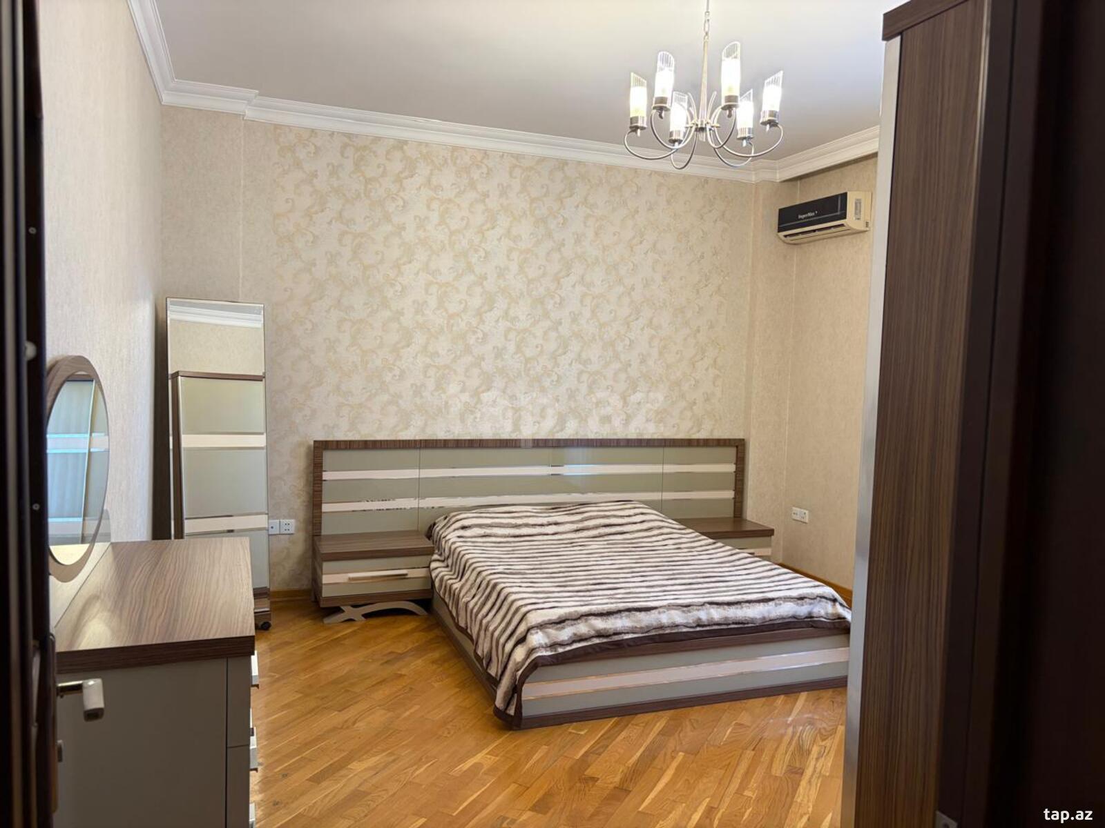3-otaqlı yeni tikili kirayə verilir, Gənclik m., 150 m²