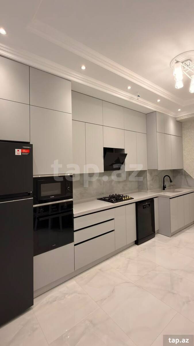 3-otaqlı yeni tikili kirayə verilir, N. Nərimanov m., 150 m²