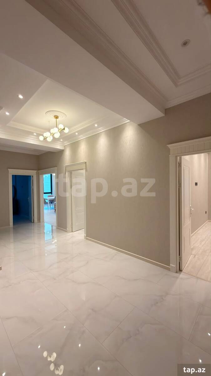 3-otaqlı yeni tikili kirayə verilir, N. Nərimanov m., 150 m²