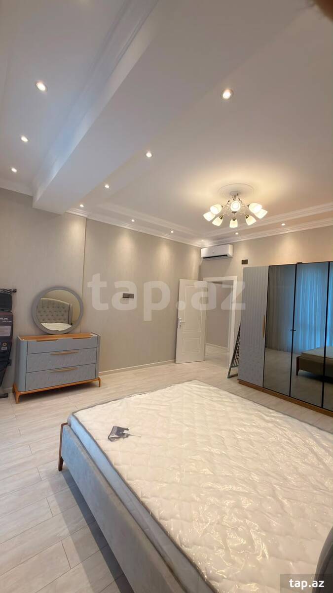 3-otaqlı yeni tikili kirayə verilir, N. Nərimanov m., 150 m²