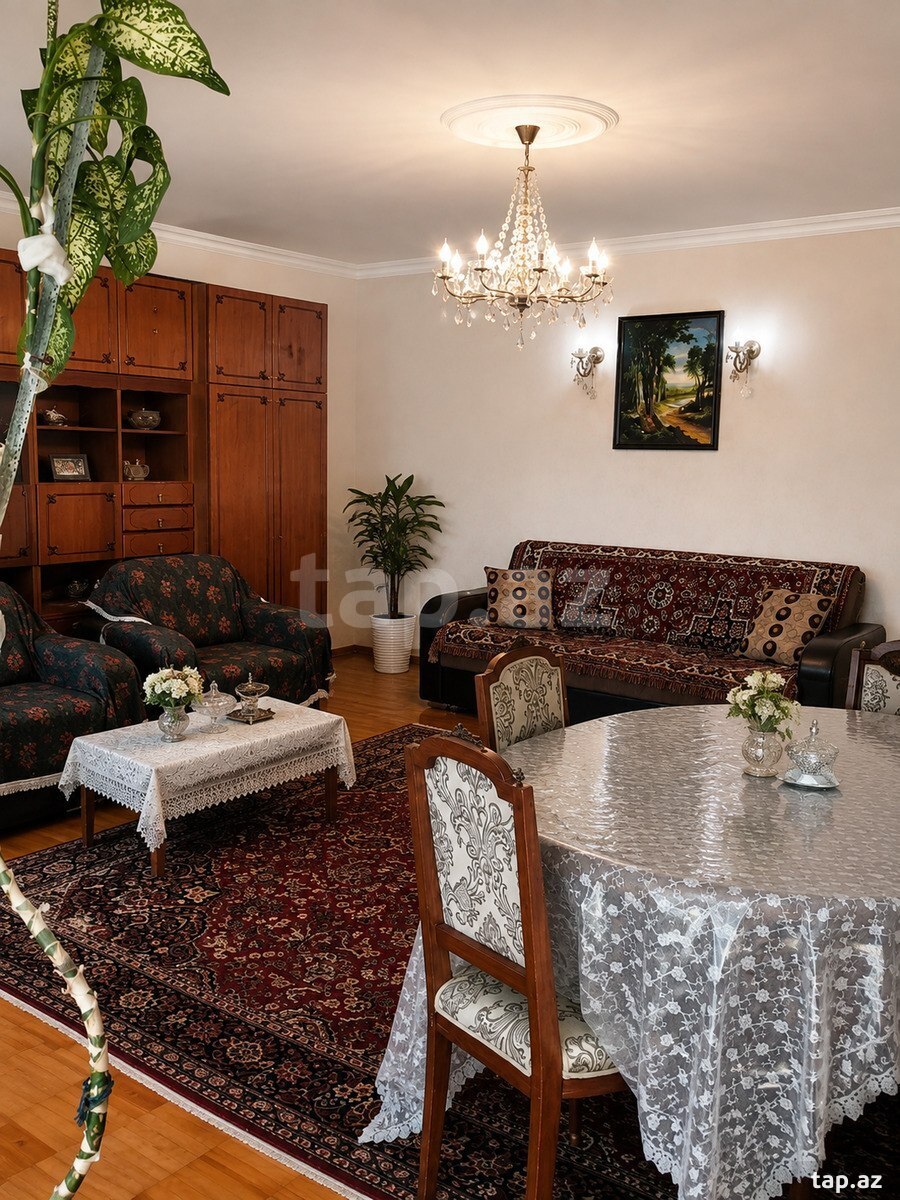 5-otaqlı mənzil, Nəsrəddin Tusi küç., 95.6 m²