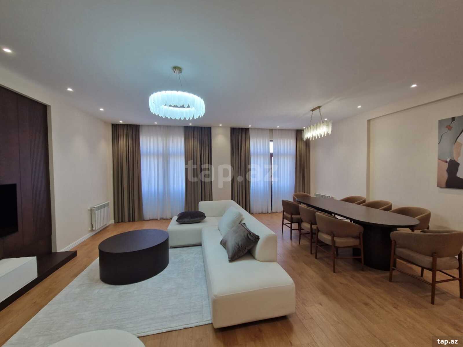 3-otaqlı yeni tikili kirayə verilir, İzmir küç., 180 m²
