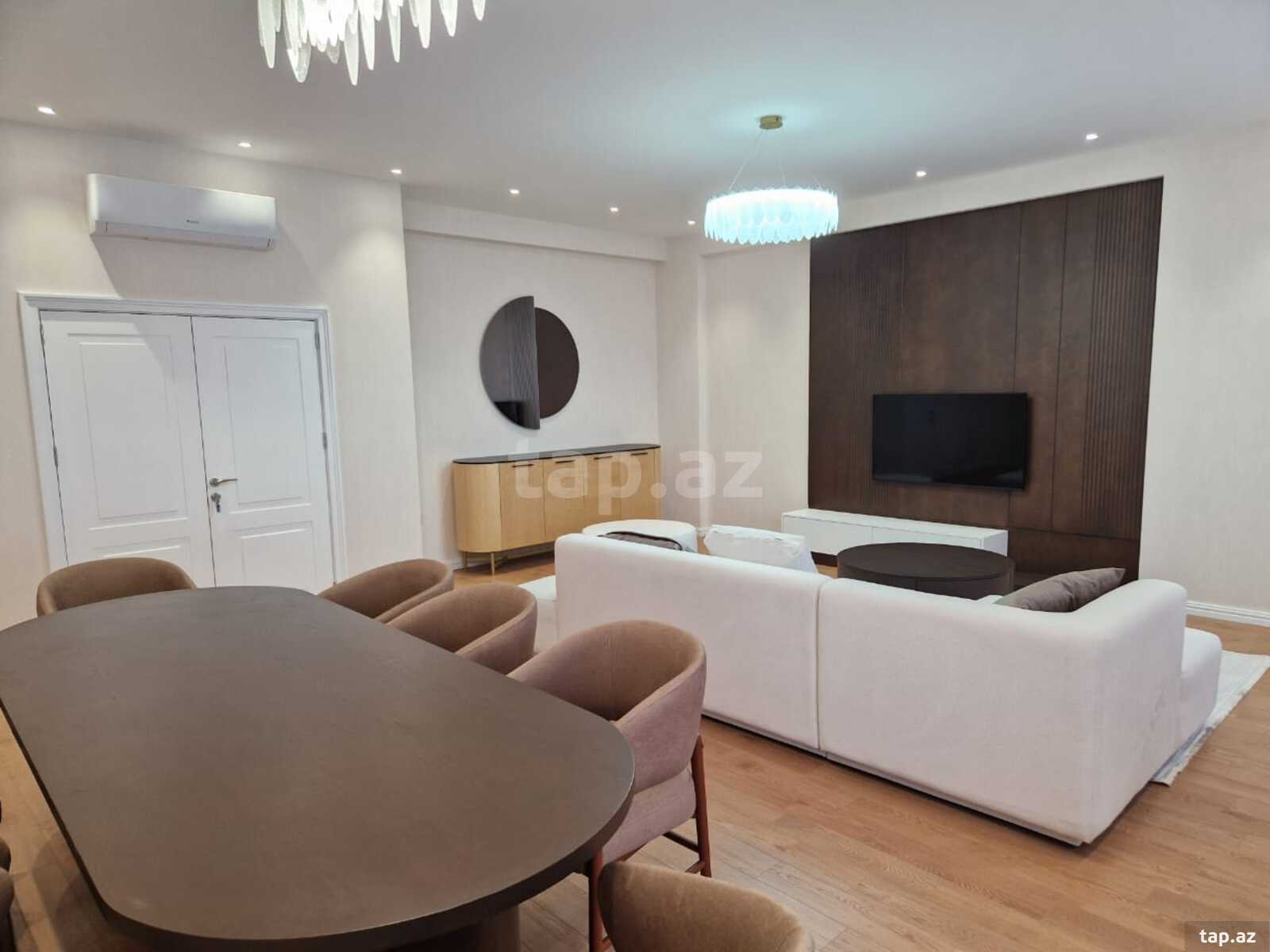 3-otaqlı yeni tikili kirayə verilir, İzmir küç., 180 m²