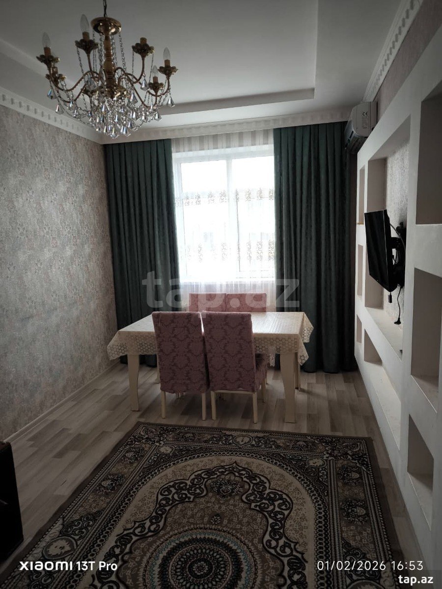 3-otaqlı yeni tikili kirayə verilir, Masazır qəs., 75 m²