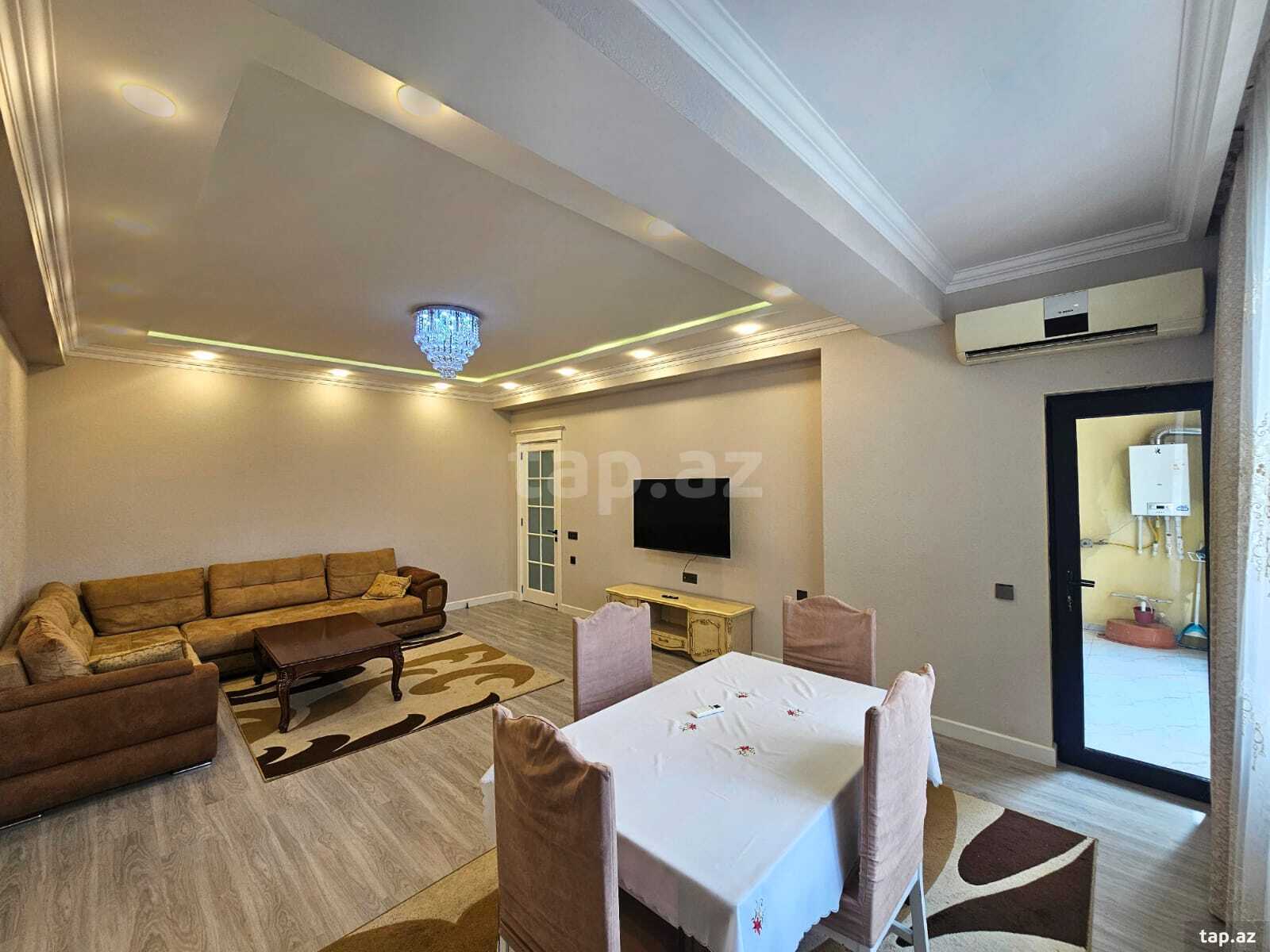 3-otaqlı yeni tikili kirayə verilir, N.Nərimanov m., 110 m²