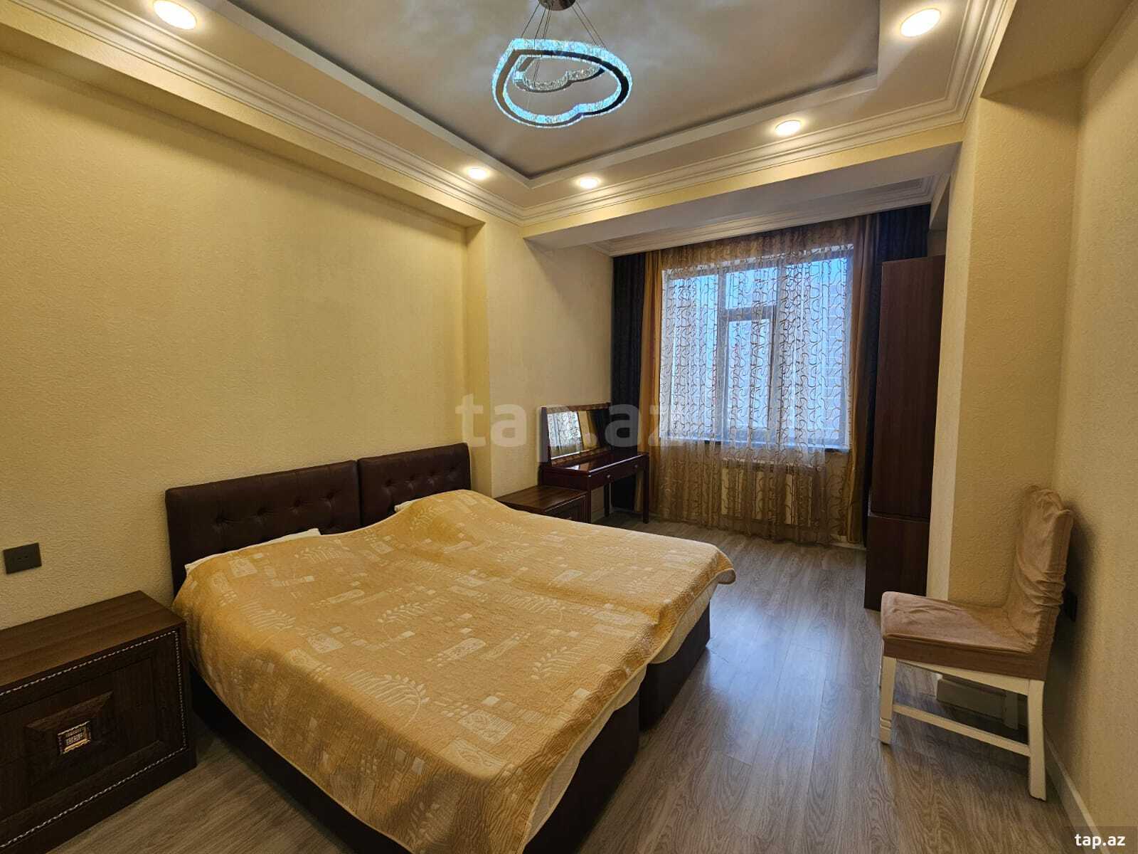3-otaqlı yeni tikili kirayə verilir, N.Nərimanov m., 110 m²