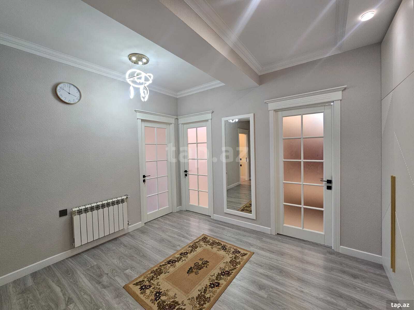 3-otaqlı yeni tikili kirayə verilir, N.Nərimanov m., 110 m²