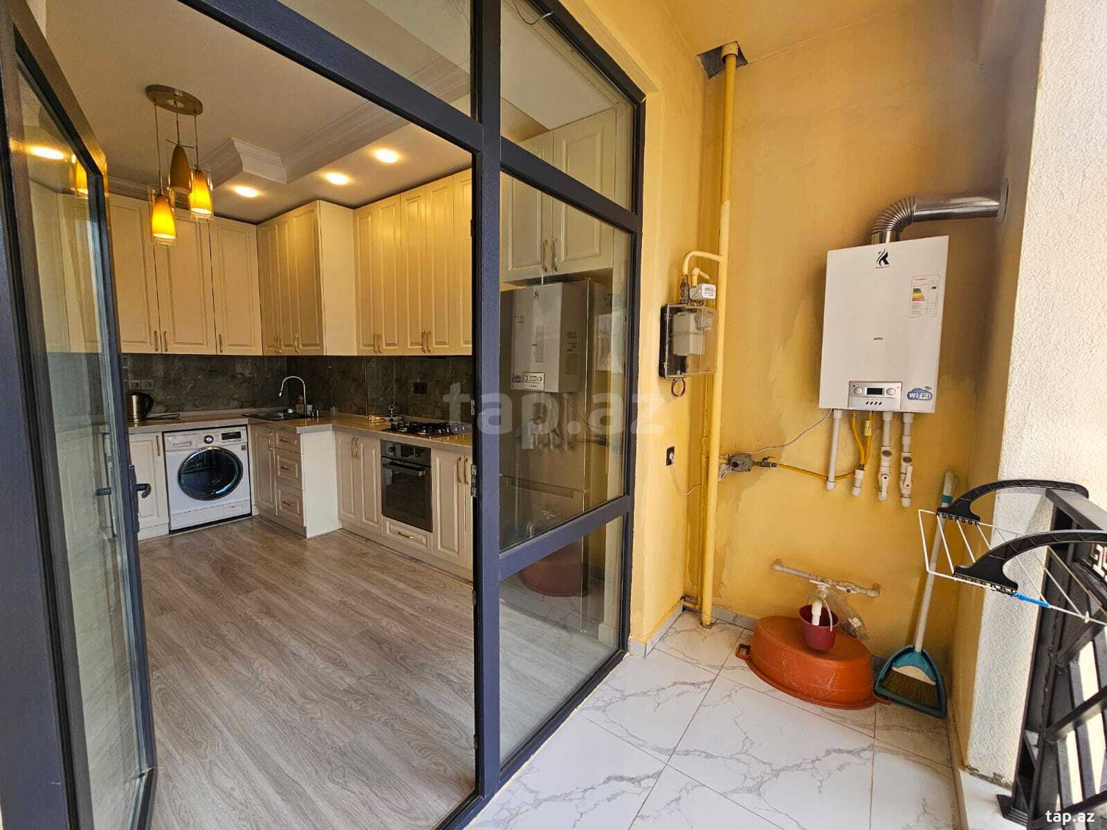 3-otaqlı yeni tikili kirayə verilir, N.Nərimanov m., 110 m²