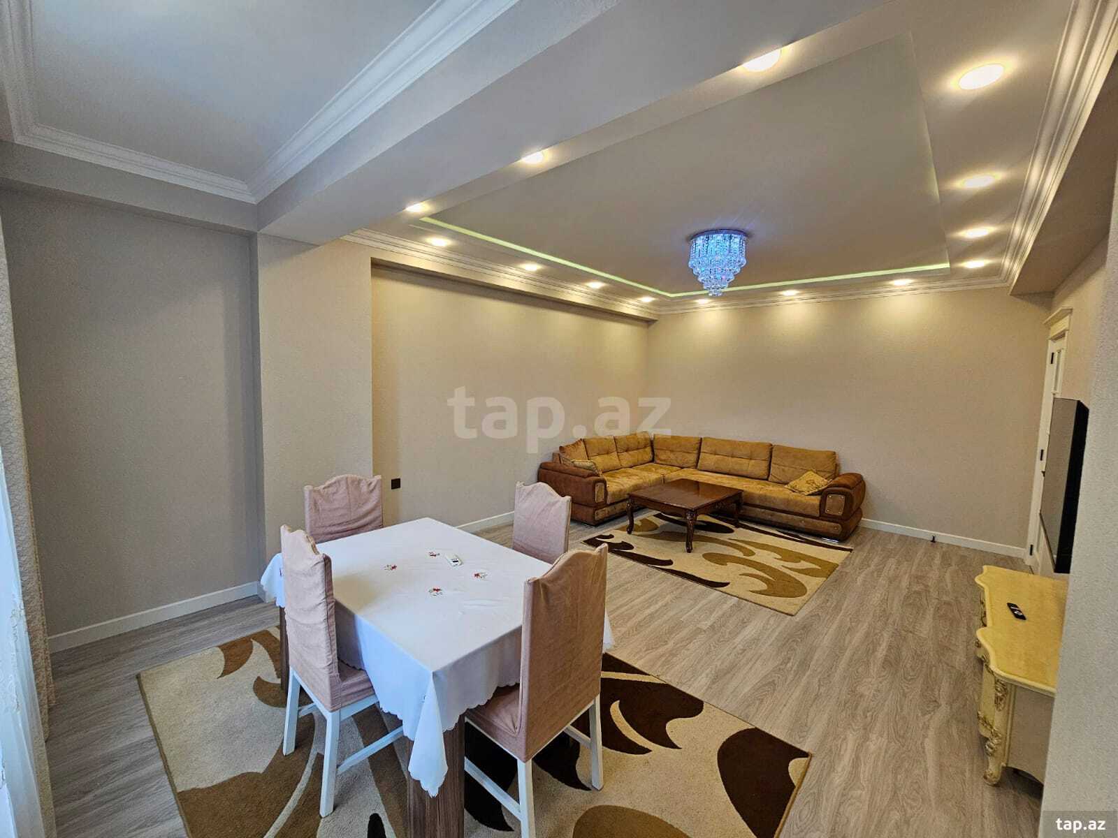 3-otaqlı yeni tikili kirayə verilir, N.Nərimanov m., 110 m²