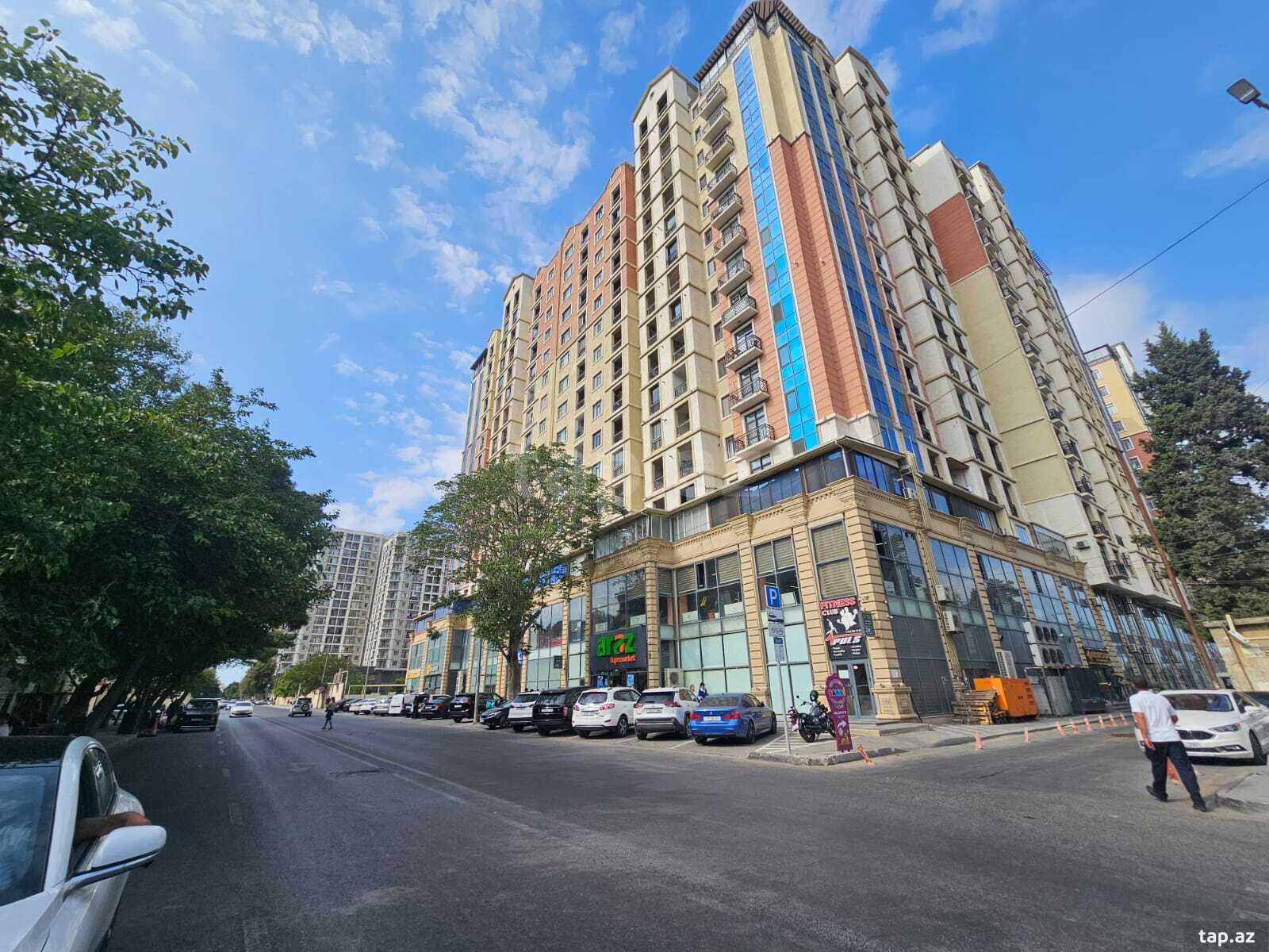 3-otaqlı yeni tikili kirayə verilir, N.Nərimanov m., 110 m²