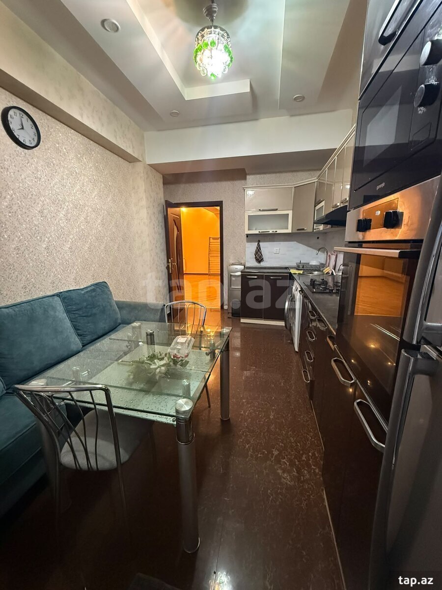 3-otaqlı yeni tikili kirayə verilir, Məzahir Rüstəmov küç., 145 m²