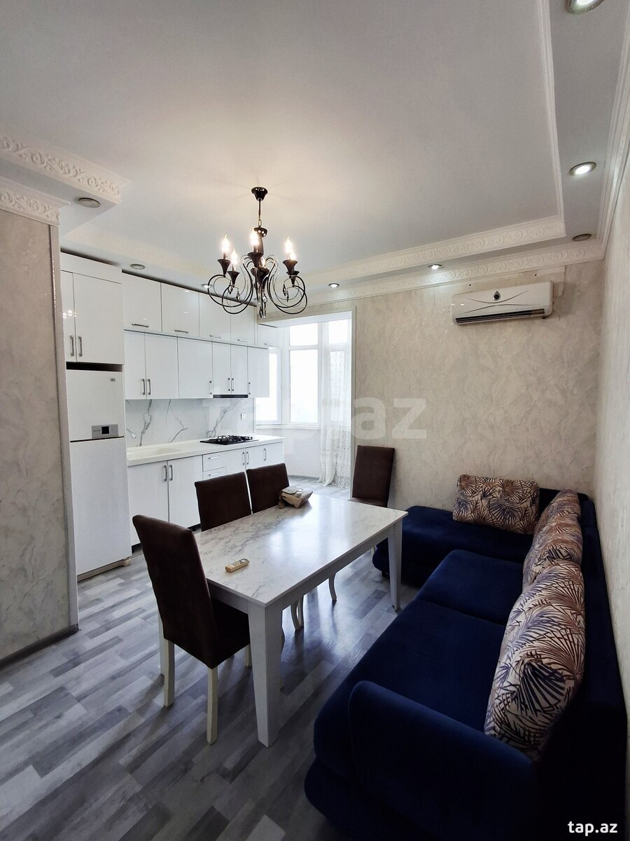 3-otaqlı yeni tikili kirayə verilir, Nərimanov m., 100 m²