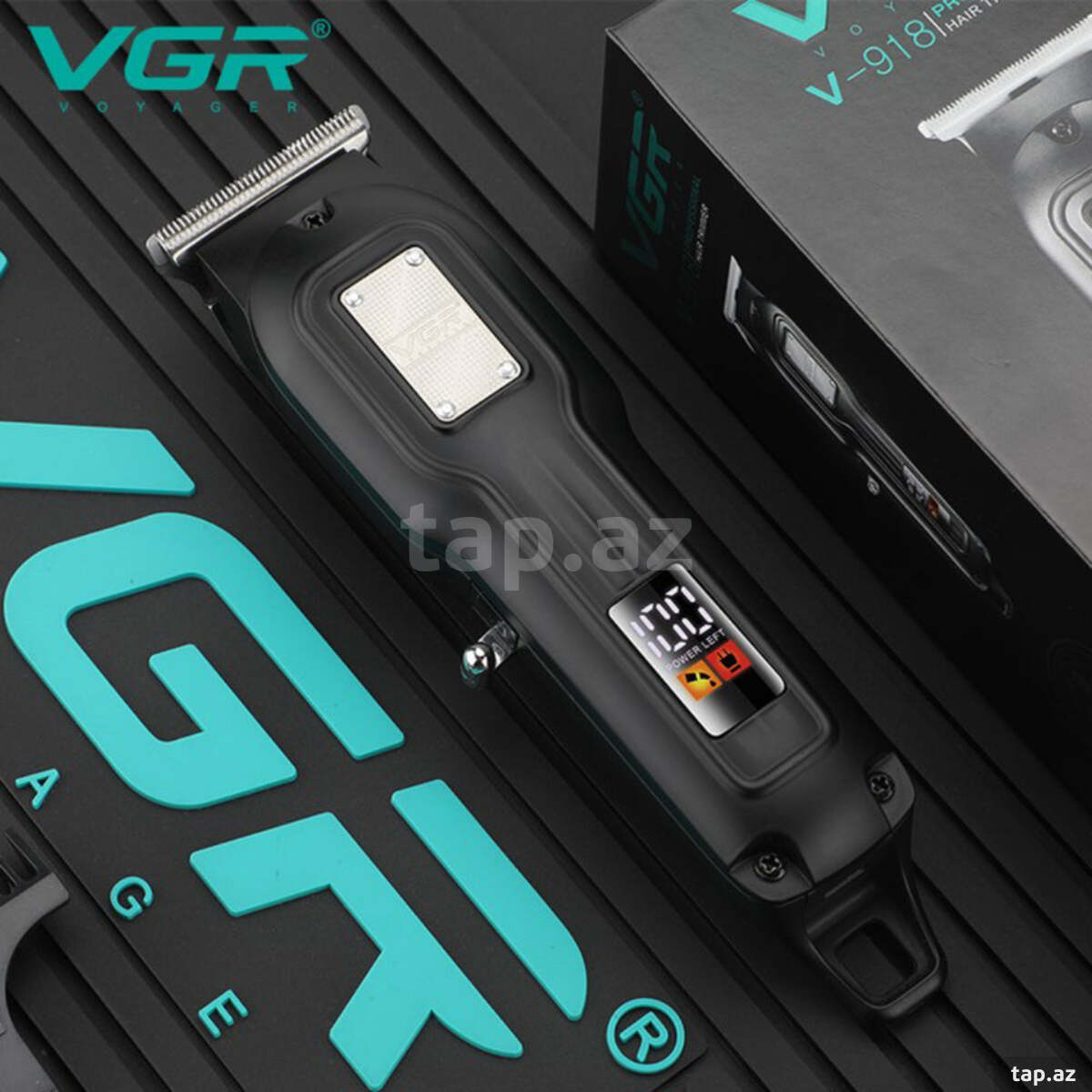 Trimmer VGR 918 600mAh / 6500RPM / Cord/Cordles / LED Displey