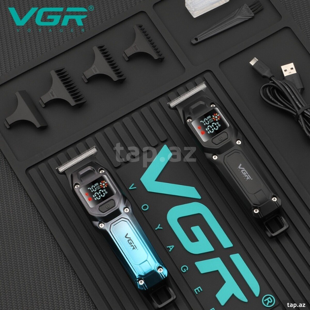 Trimmer VGR 964 600mAh / 6500RPM / Cord/Cordles / LED Displey