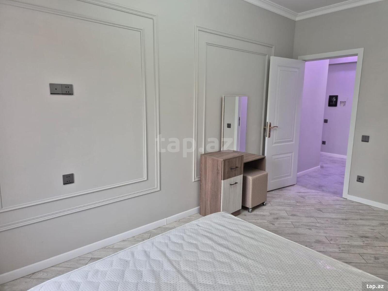 2-otaqlı yeni tikili kirayə verilir, Həzi Aslanov m., 53 m²