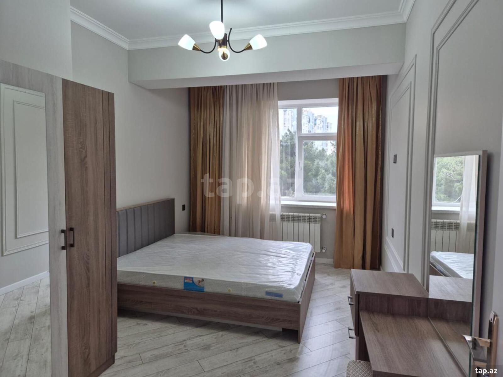 2-otaqlı yeni tikili kirayə verilir, Həzi Aslanov m., 53 m²