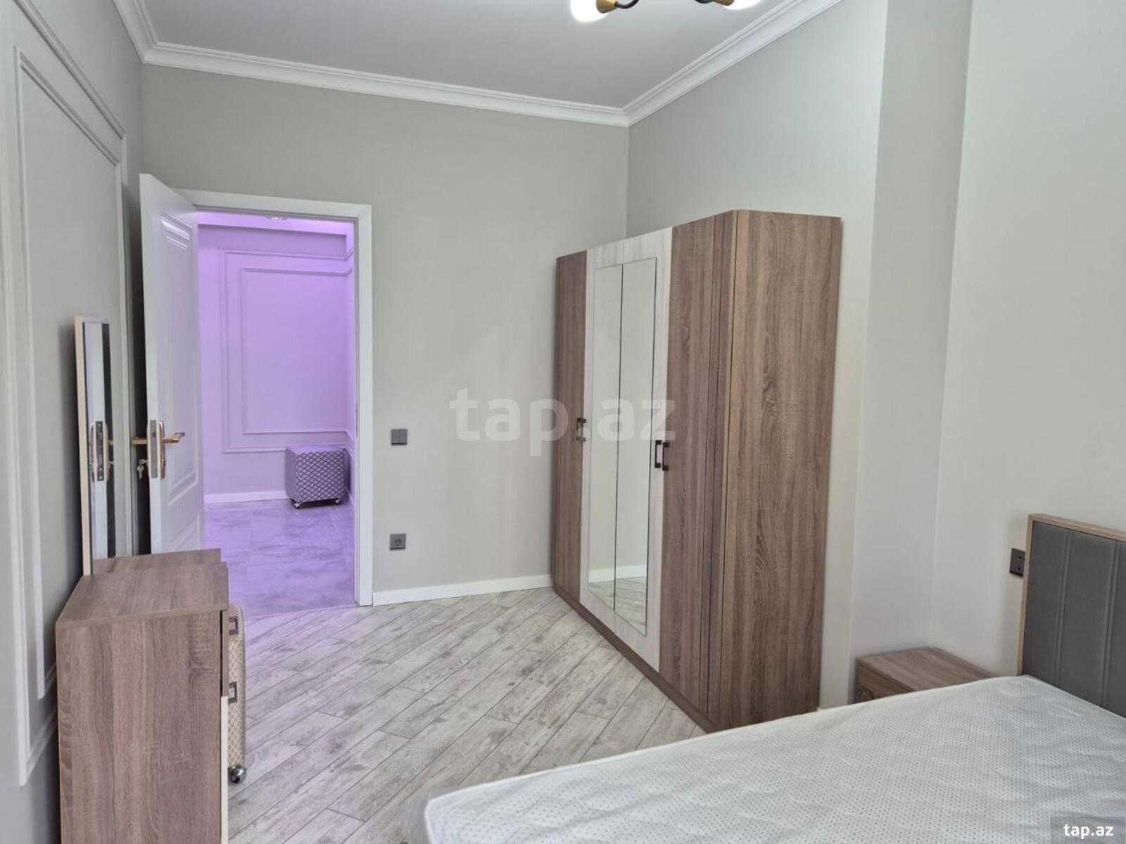 2-otaqlı yeni tikili kirayə verilir, Həzi Aslanov m., 53 m²