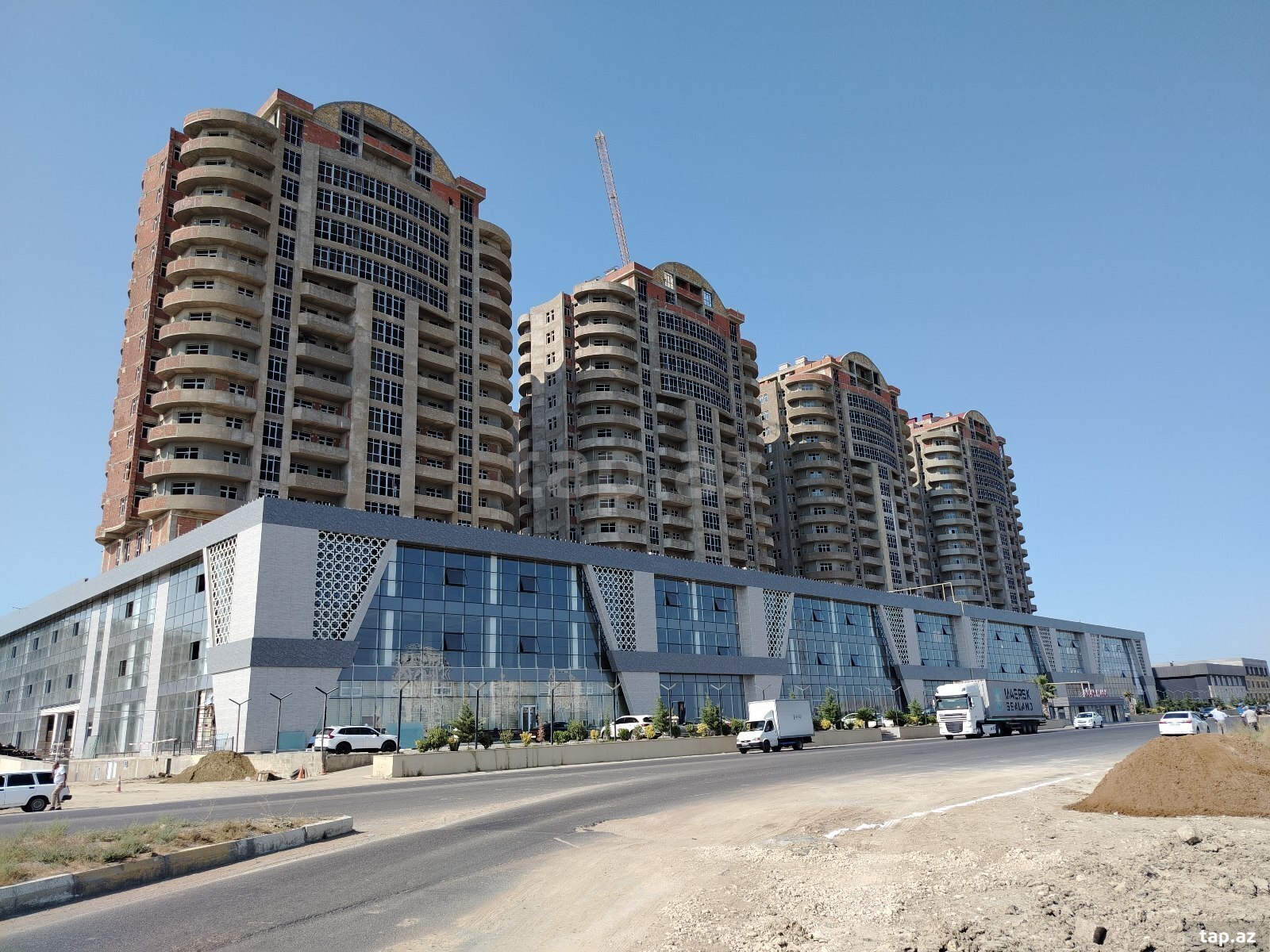 1-otaqlı yeni tikili, Lökbatan qəs., 56.4 m²