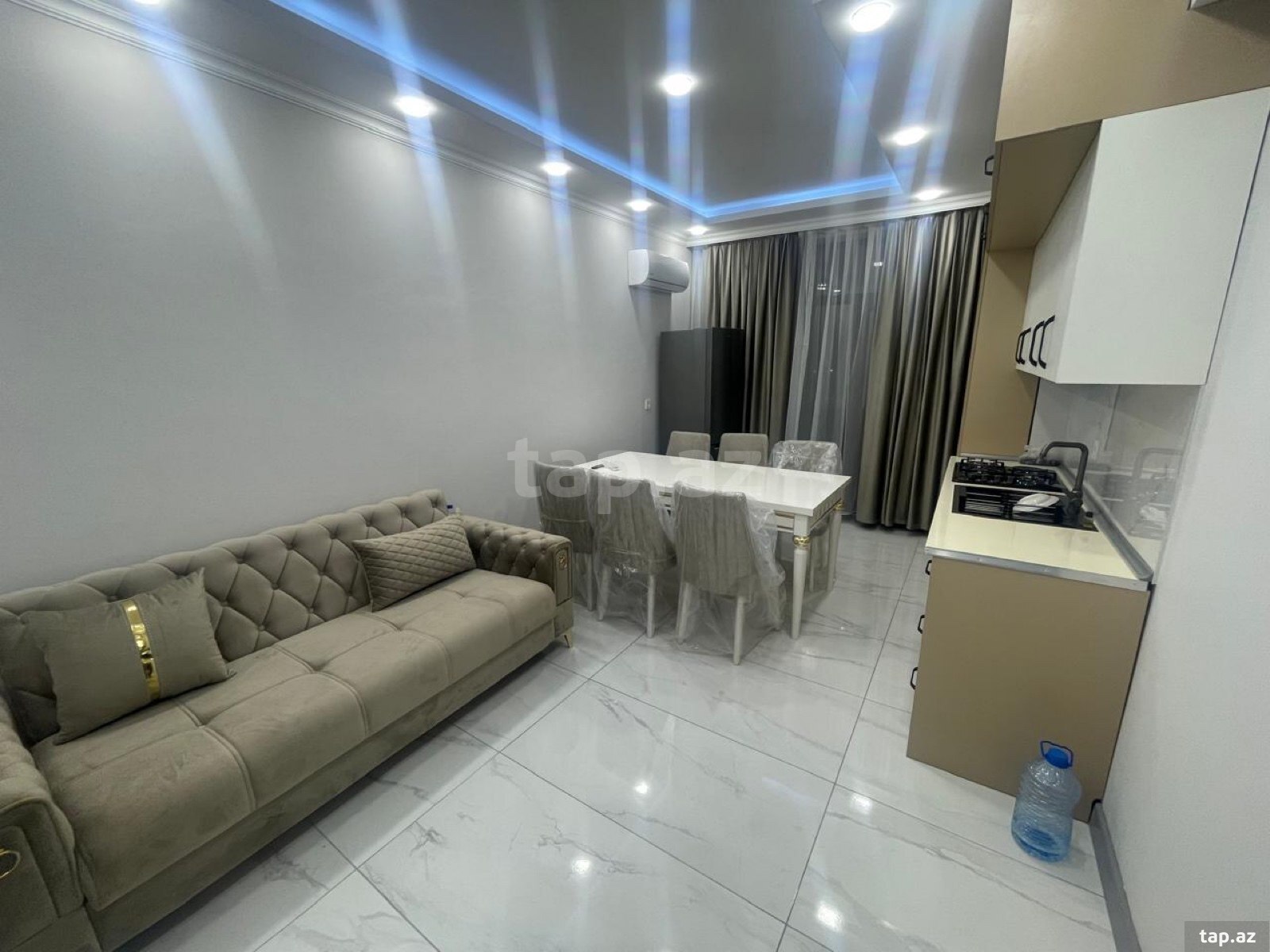 2-otaqlı yeni tikili, Dərnəgül m., 62 m²