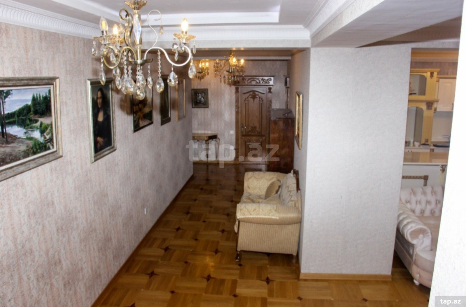 3-otaqlı yeni tikili kirayə verilir, N.Nərimanov m., 150 m²