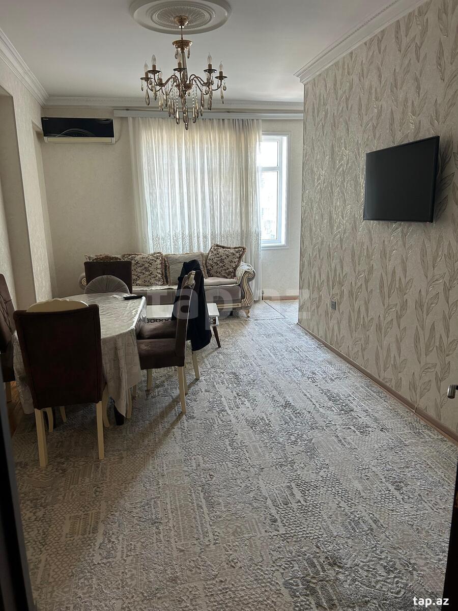 2-otaqlı yeni tikili kirayə verilir, N.Nərimanov m., 85 m²