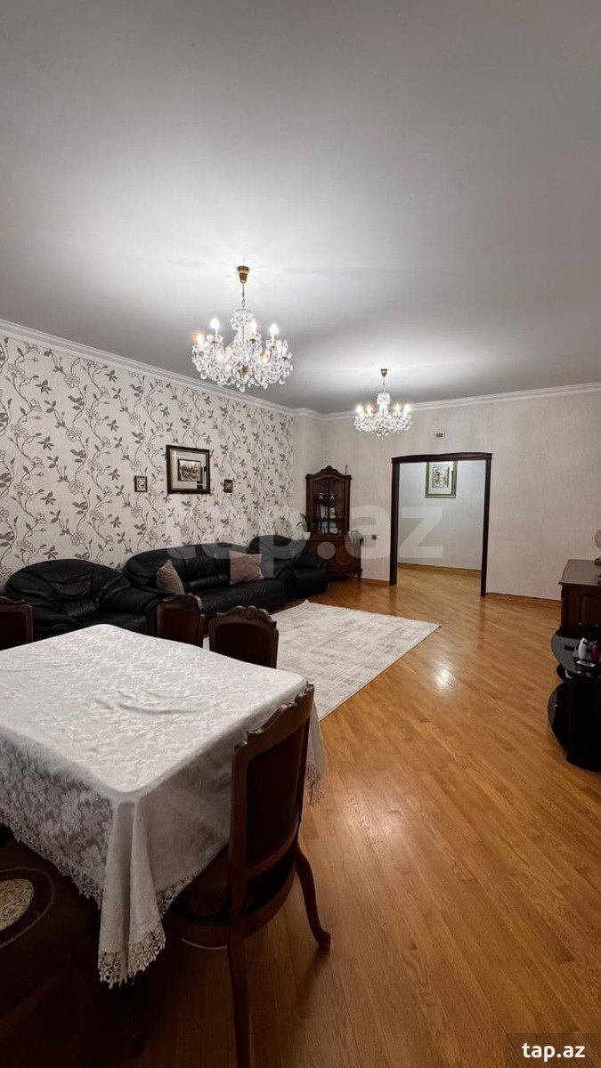 2-otaqlı yeni tikili, Gənclik m., 127 m²
