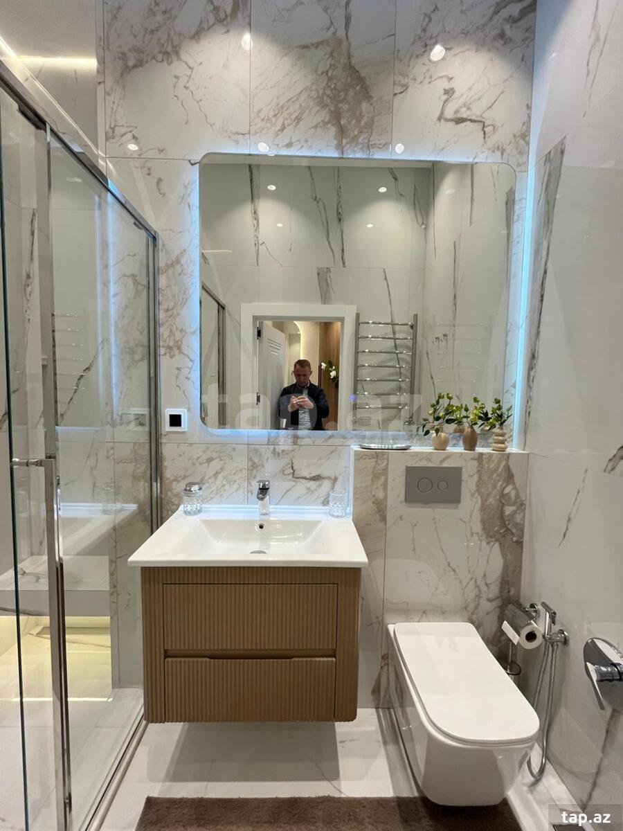 2-otaqlı yeni tikili, Gənclik m., 64 m²
