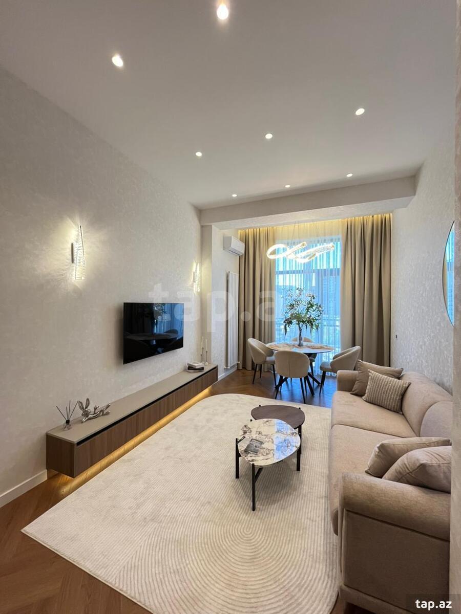 2-otaqlı yeni tikili, Gənclik m., 64 m²