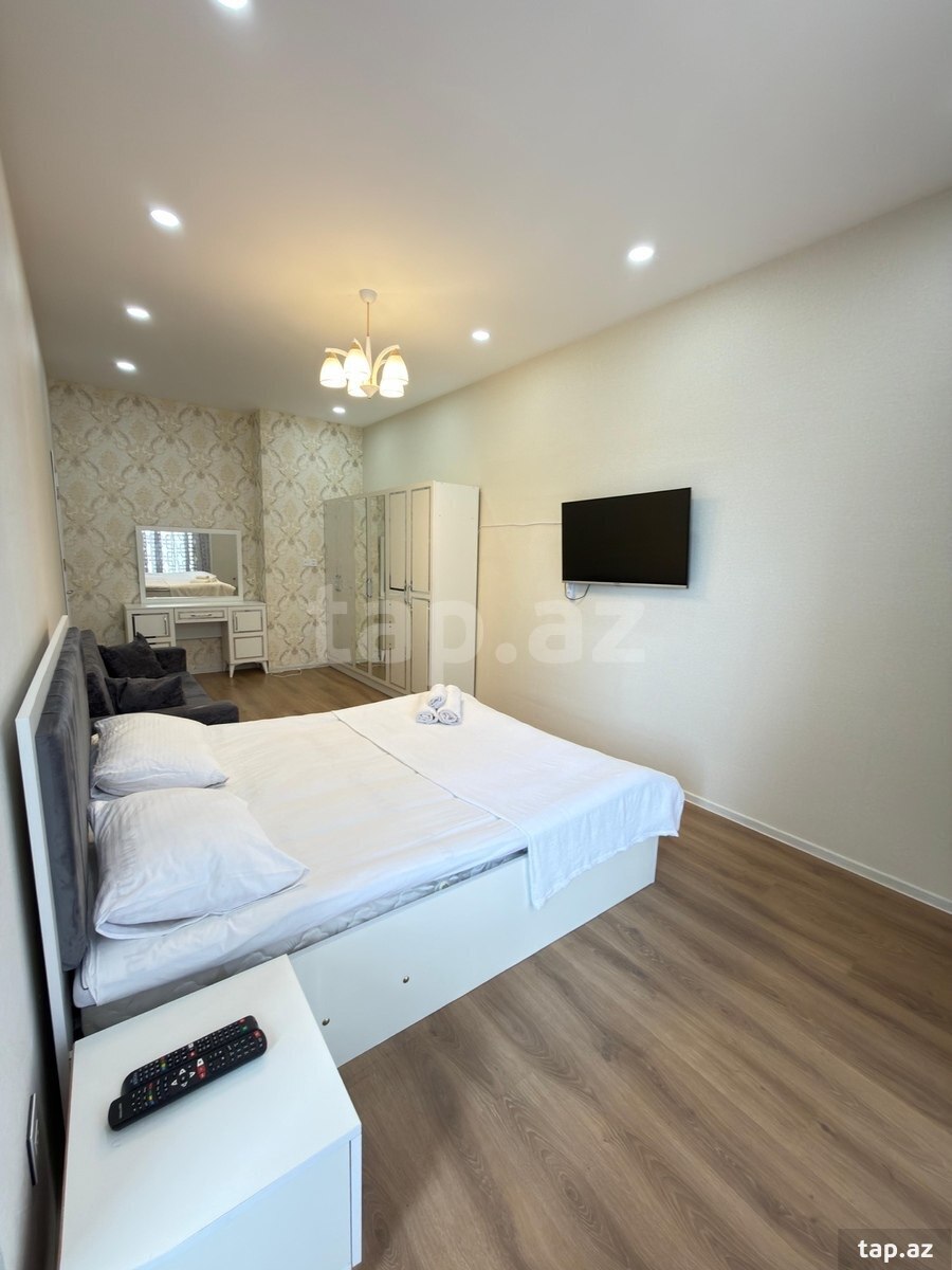 1-otaqlı yeni tikili kirayə verilir, Nərimanov r., 50 m²