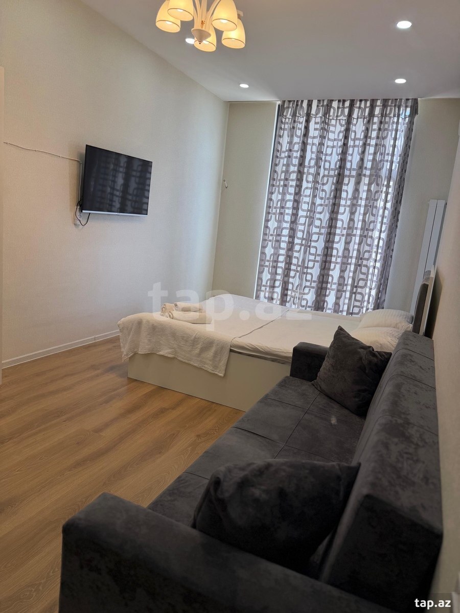 1-otaqlı yeni tikili kirayə verilir, Nərimanov r., 50 m²