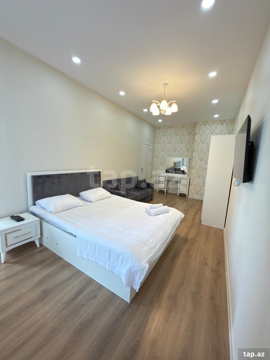 1-otaqlı yeni tikili kirayə verilir, Nərimanov r., 50 m²
