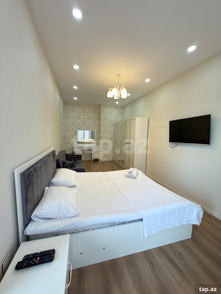1-otaqlı yeni tikili kirayə verilir, Nərimanov r., 50 m²