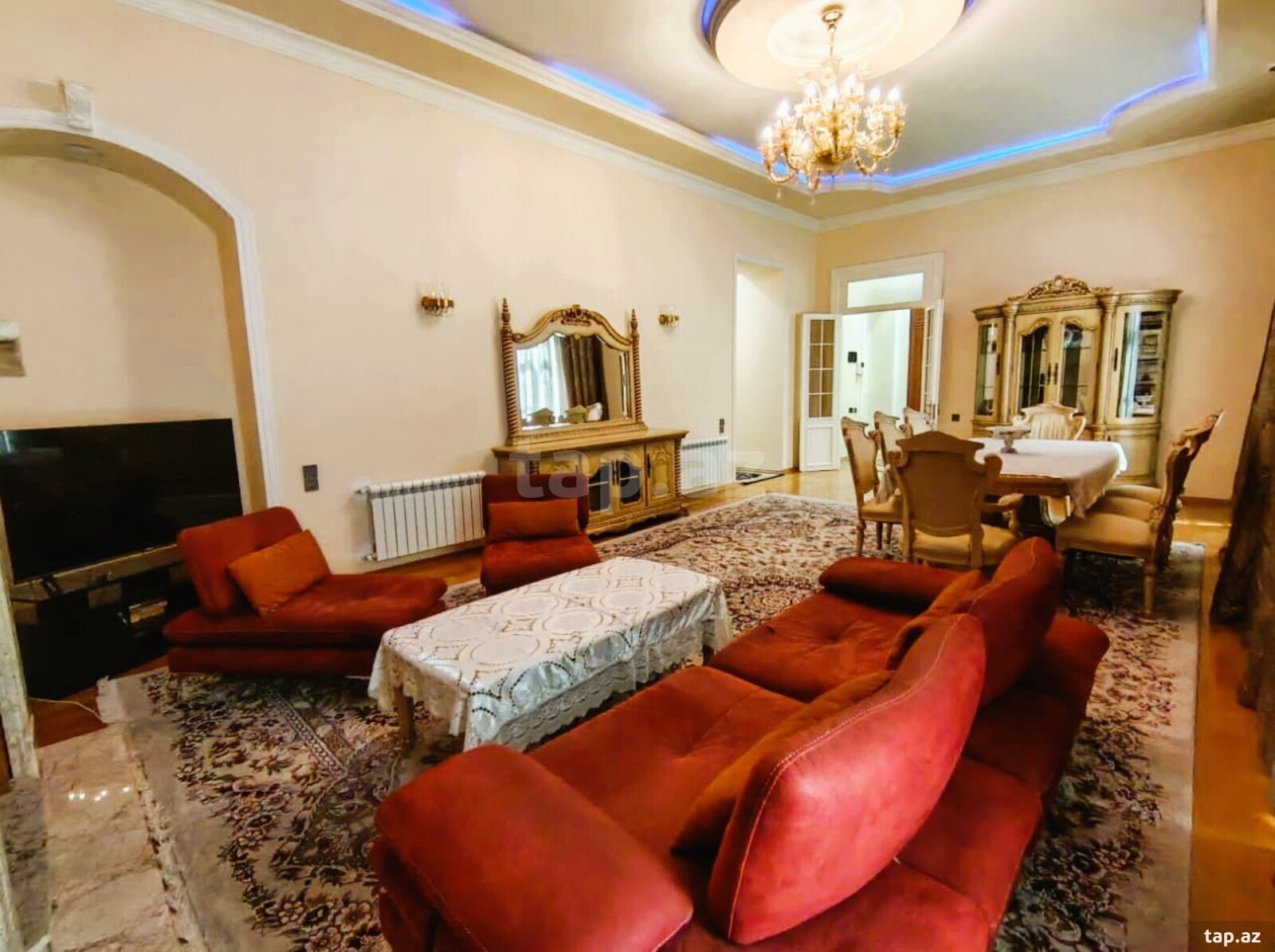 3-otaqlı mənzil kirayə verilir, Səbail r., 150 m²