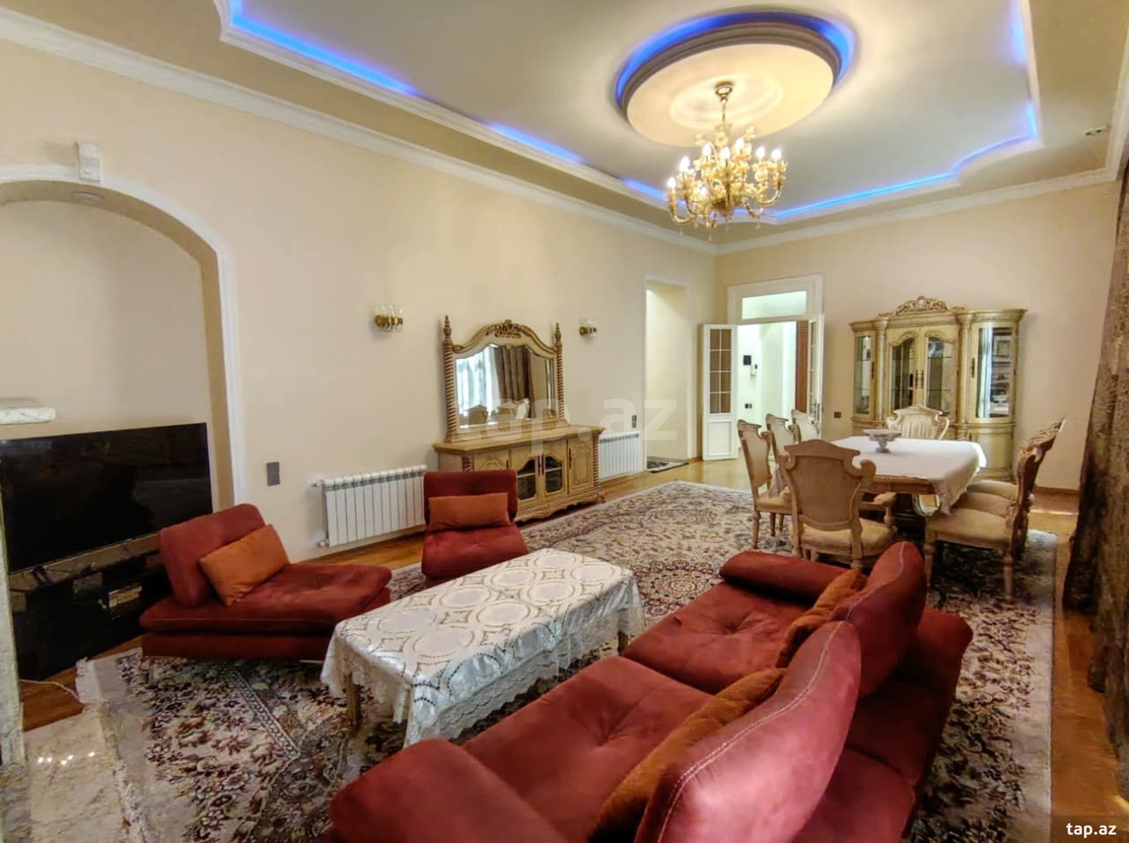 3-otaqlı mənzil kirayə verilir, Səbail r., 150 m²