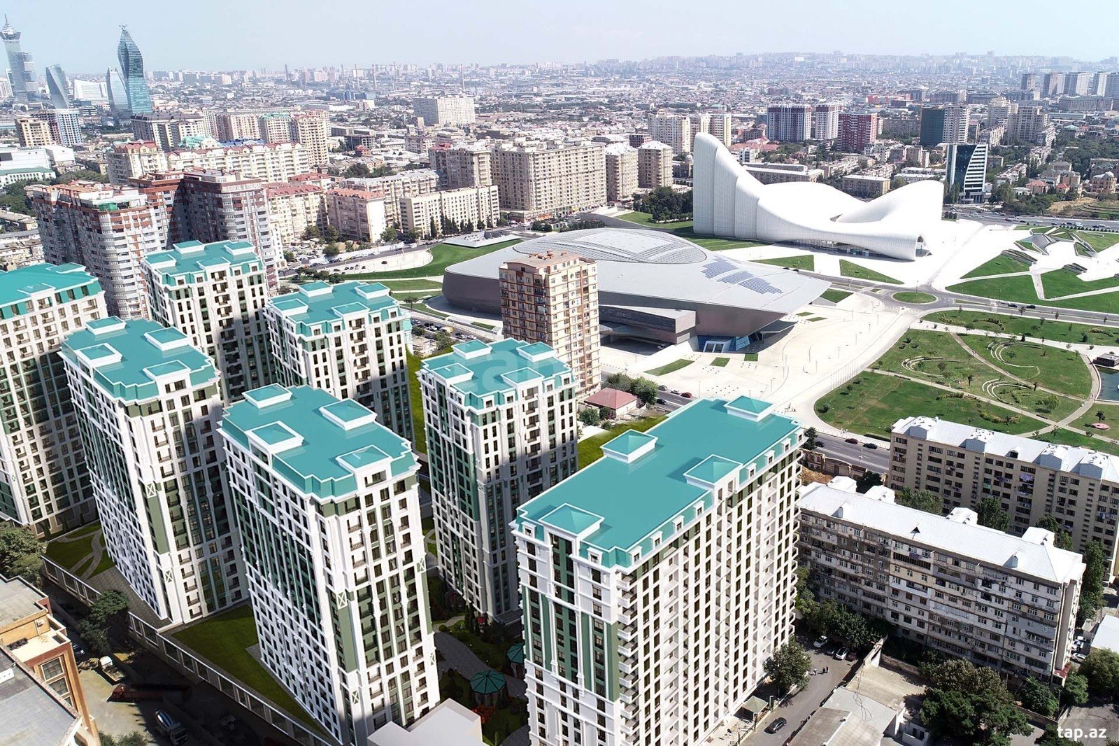 3-otaqlı yeni tikili, Balaəmi Dadaşov küç., 140 m²