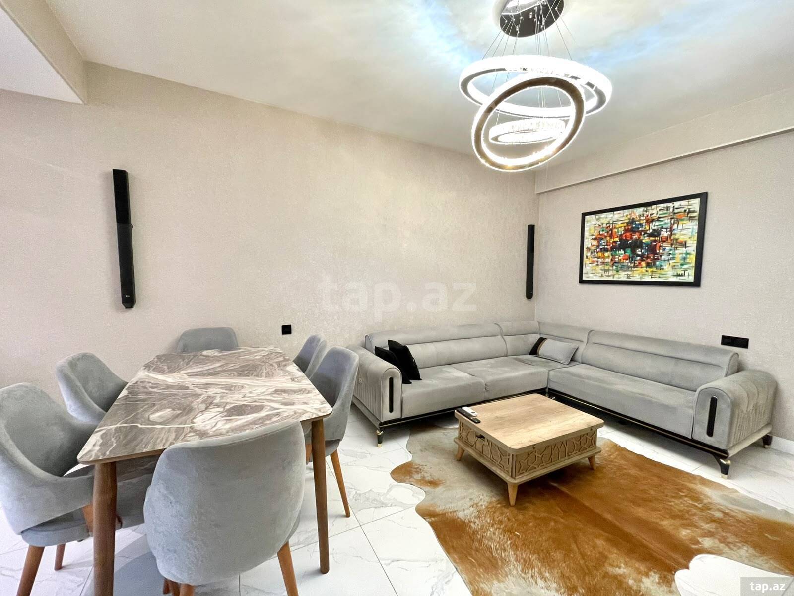 3-otaqlı yeni tikili, Yasamal qəs., 103 m²