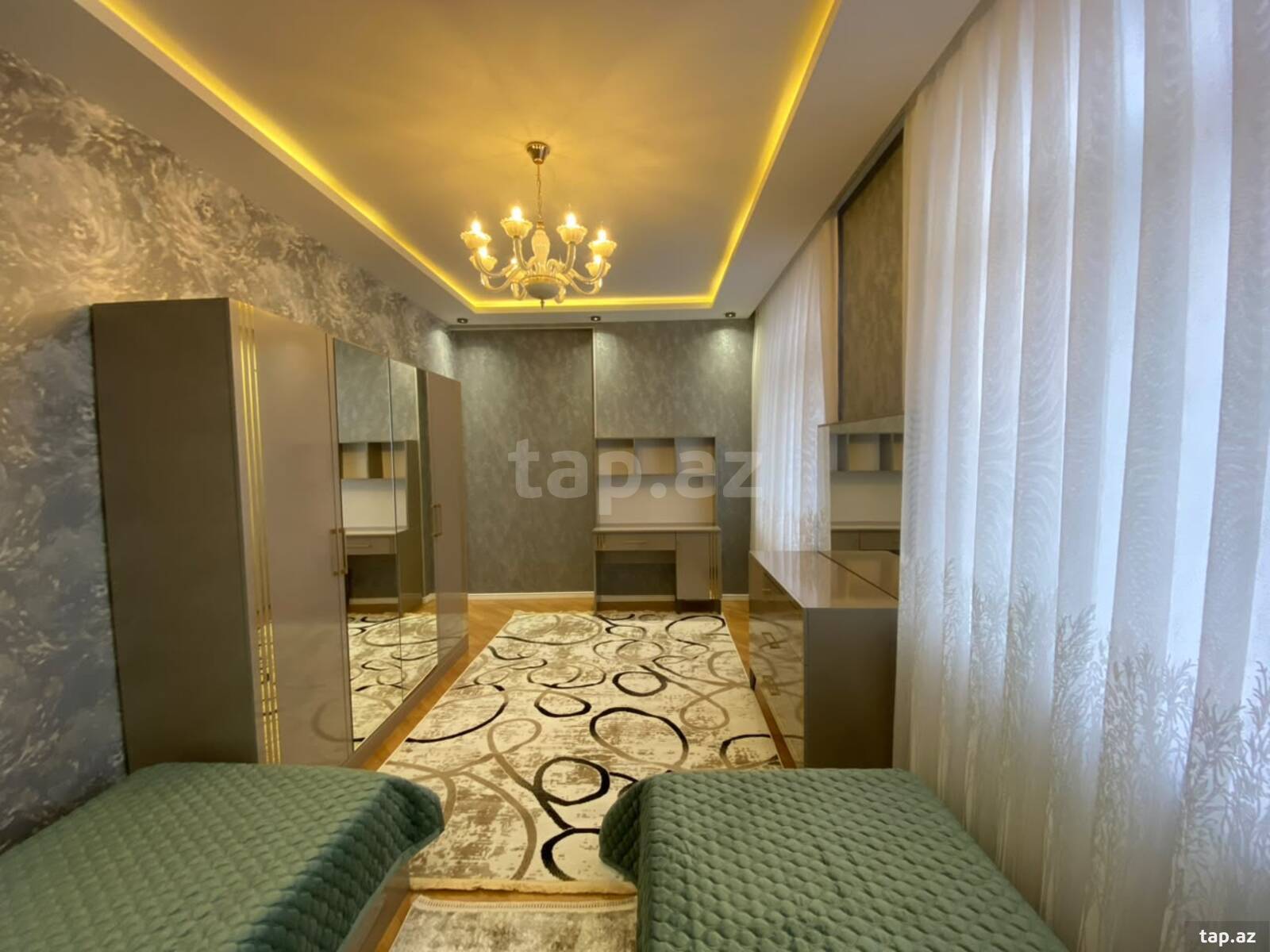 3-otaqlı yeni tikili kirayə verilir, Nəsimi r., 140 m²